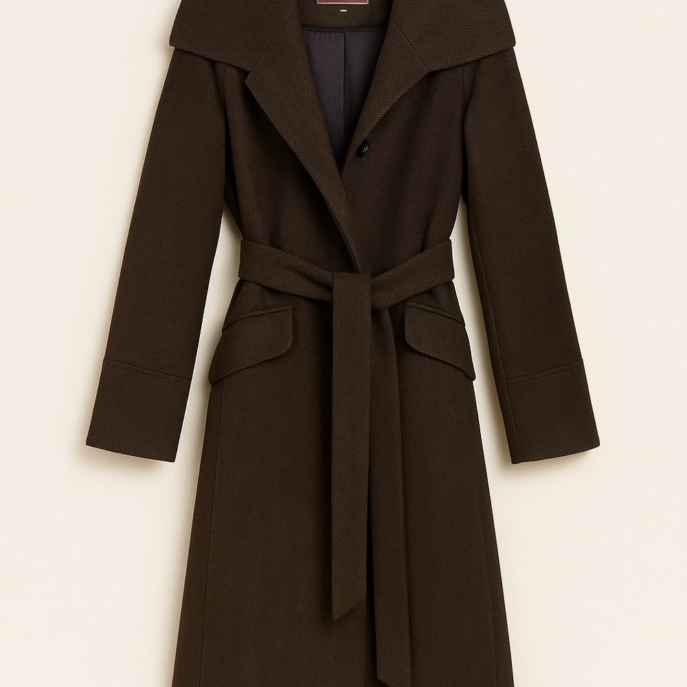 Cole Haan signature vintage wool cashmere blend coat